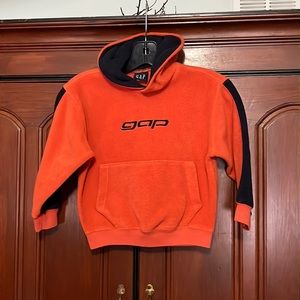 The Gap Orange & Black Pullover Fleece Size XS4